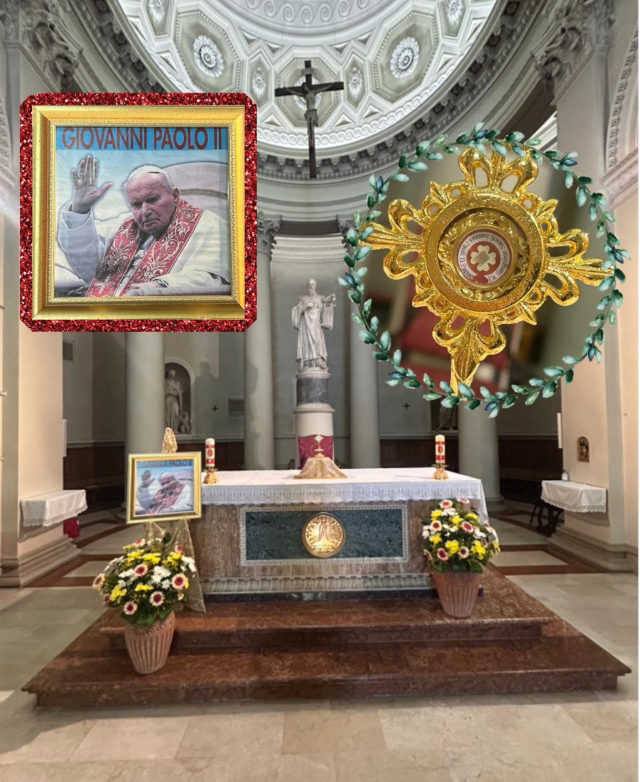 Arrivata da Cracovia una reliquia insigne di San Giovanni Paolo II ...